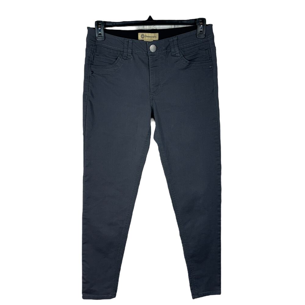 Democracy SZ 8 “Ab”technology Jeans Stretch Zip-Fly Mid-Rise Skinny Leg Pockets